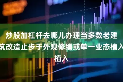 炒股加杠杆去哪儿办理当多数老建筑改造止步于外观修缮或单一业态植入