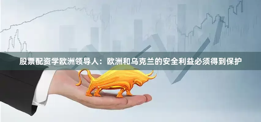 股票配资学欧洲领导人：欧洲和乌克兰的安全利益必须得到保护
