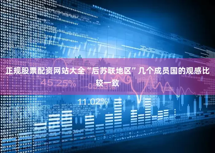 正规股票配资网站大全“后苏联地区”几个成员国的观感比较一致